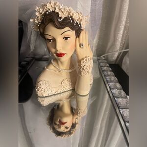 Judith I DO 1936 head vase cameo girls deluxe euc
